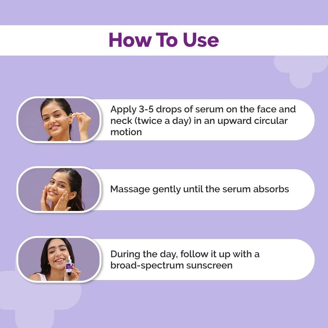 The Derma Co 15% Vitamin C Face Serum with 5% Niacinamide & Hyaluronic Acid | Non Irritating & Non Sticky | Brightening Serum For Dull Skin (30ml) - Deals999