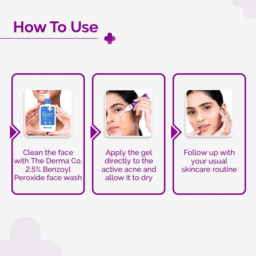 The Derma Co. 2.5% Benzoyl Peroxide Spot Corrector (15g) - Deals999