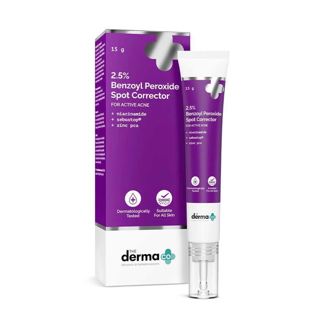 The Derma Co. 2.5% Benzoyl Peroxide Spot Corrector (15g) - Deals999