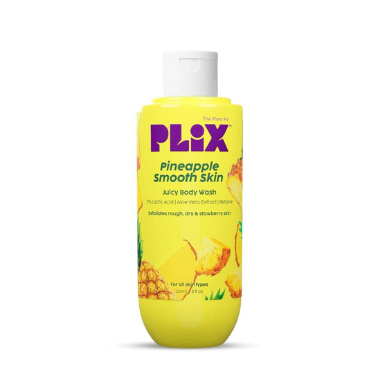 The Plant Fix Plix Pineapple 5% Lactic Acid Exfoliating Body Wash For All Skin Types, Paraben - Free Shower Gel, For Dry, Rough & Strawberry Skin, 236 Ml - Deals999