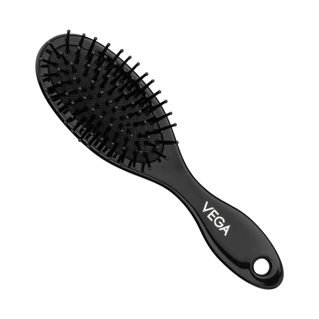 Vega Compact Paddle Hair Brush with Mirror for Men & Women | Mini Hair Brush | Travel Hair Brush for Detangling & Styling | Portable Tangle - Free Hair Brush & Comb for Smooth Hair | (R3 - CB) - Deals999