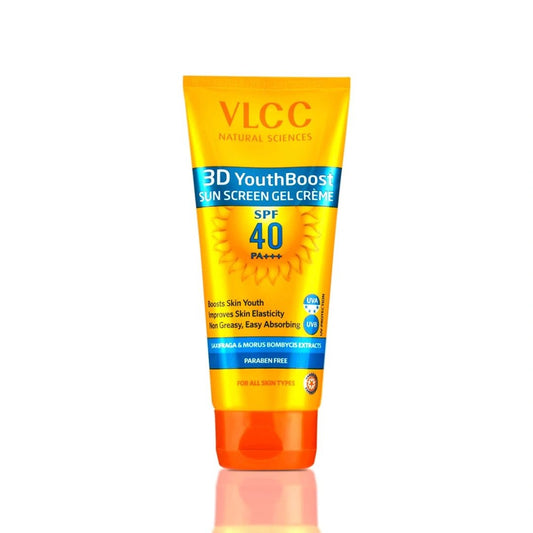 VLCC 3D Youth Boost SPF 40 +++ Sun Screen Gel Cream - 50g - Deals999