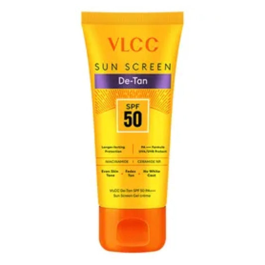 VLCC De - Tan SPF 50 PA+++ Sunscreen Gel Crème - 50g - Deals999