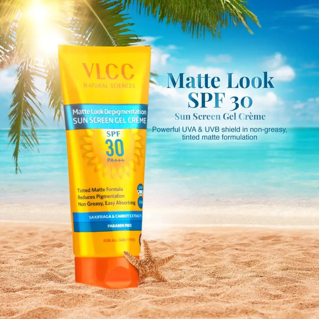 VLCC Matte Look Depigmentation Sunscreen Gel Creme SPF 30 (100g) - Deals999
