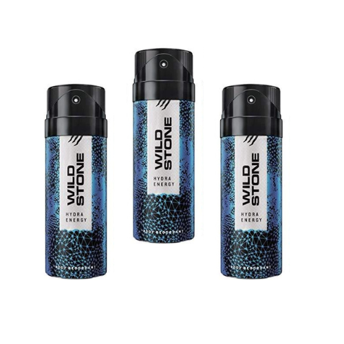 Wild Stone Hydra Energy Deodorant For Men 150 ML (Pack of 3)