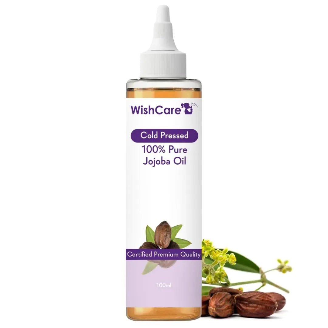 WishCare® Pure Cold Pressed Natural Unrefined Jojoba Oil - Moisturizer for Skin, Hair and Nails - 100 M - Deals999