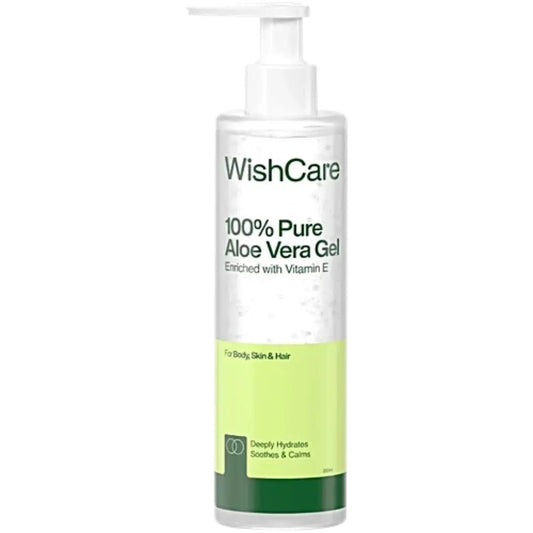 WishCare Pure & Natural Aloe Vera Gel, 200 ml - Deals999
