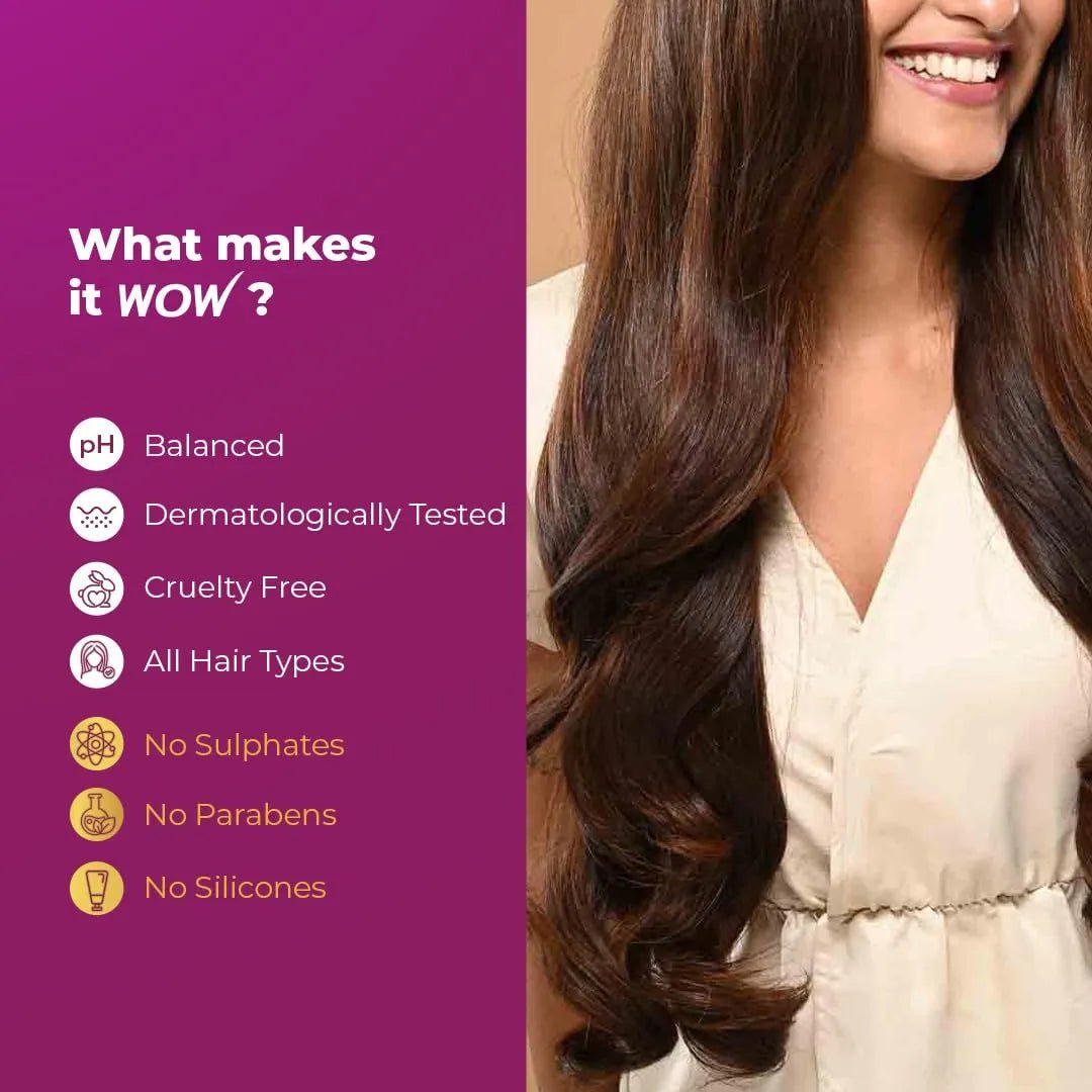 WOW Skin Science Onion & Collagen Anti - Hairfall Shampoo (500ml) - Deals999