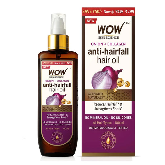 WOW Skin Science Onion Black Seed Hair Oil (100ml)