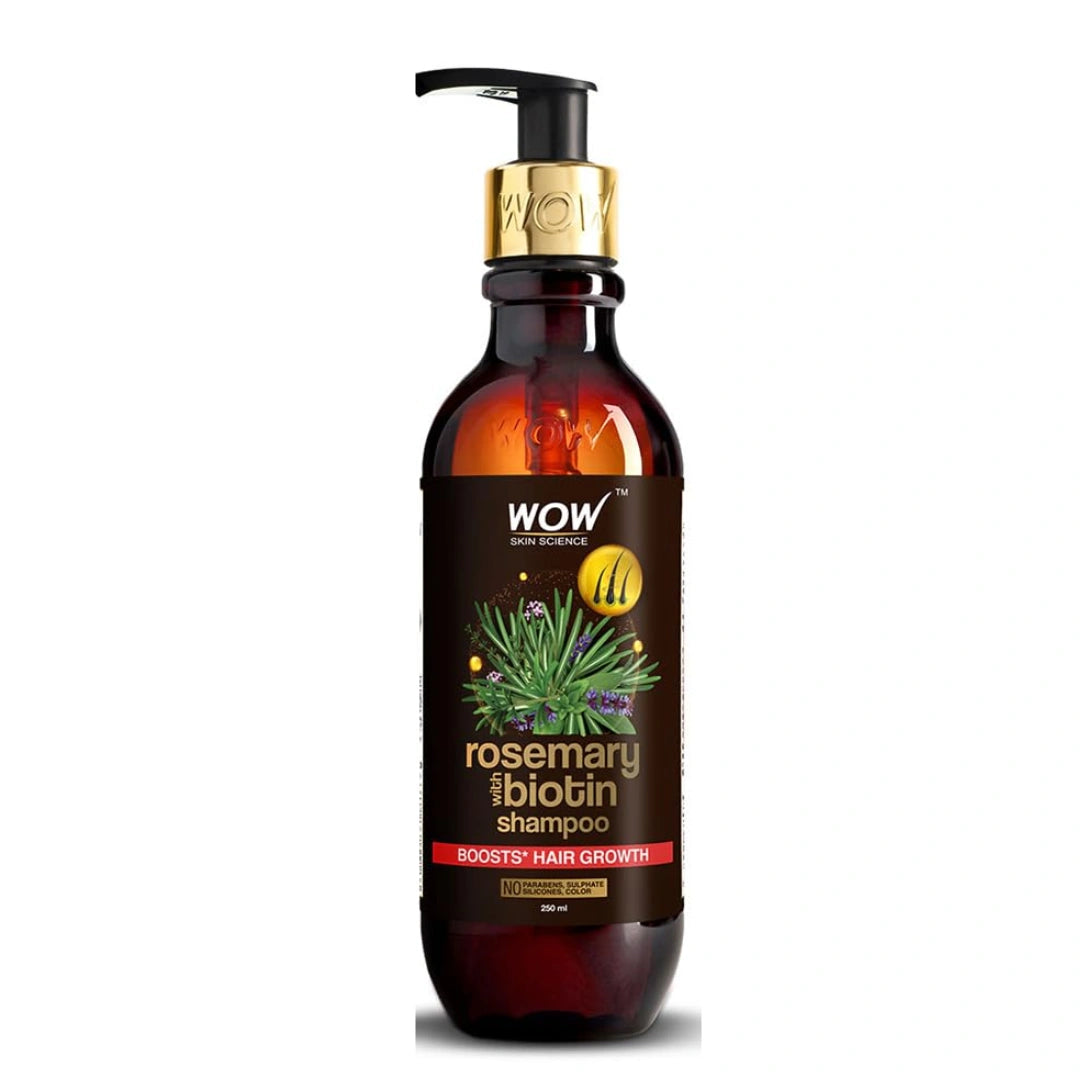 WOW Skin Science Rosemary with Biotin Shampoo (250ml)