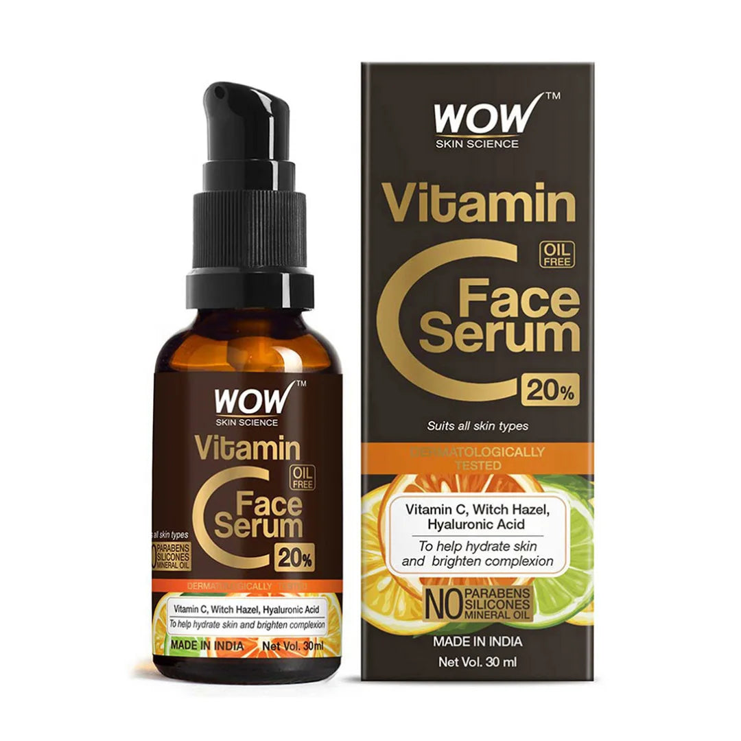 WOW Skin Science Brightening 20% Vitamin C Face Serum  (30ml)