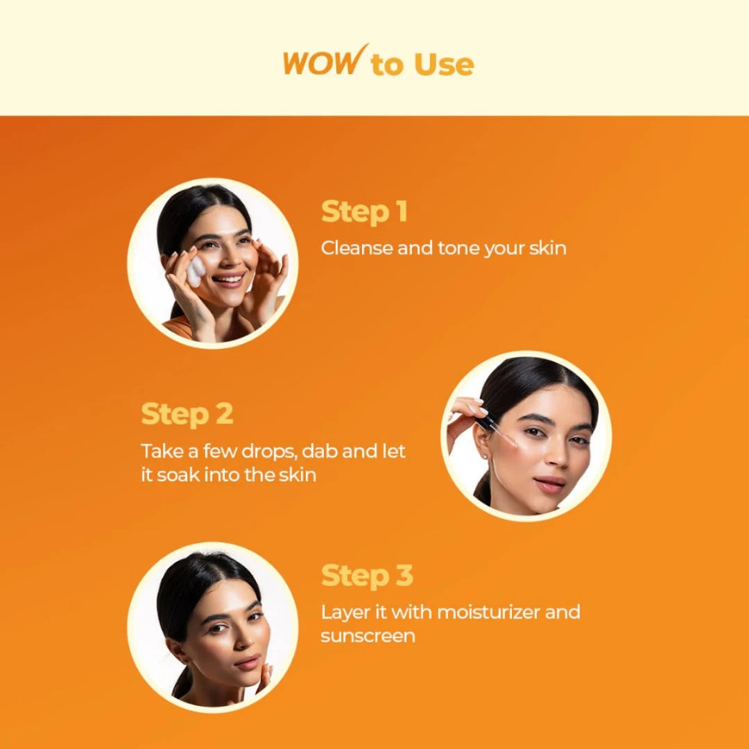 WOW Skin Science Brightening 20% Vitamin C Face Serum  (30ml)