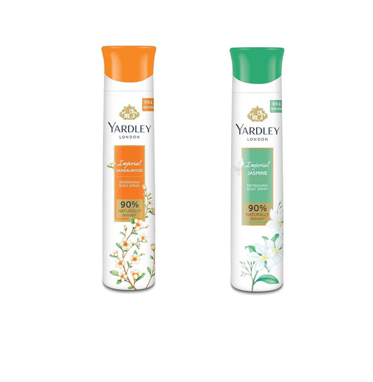 YARDLEY deodorant.sandalwood Body Spray - For Men & Women (300 ml, Pack of 2)