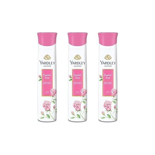 Yardley London English Rose Deodorant For Women 150-ML (Pack of 3)
