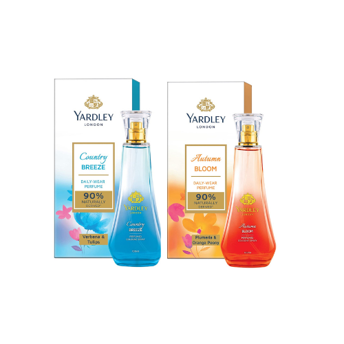 Yardley London Country Breeze and Autumn Bloom Pack Of 2 Perfume Body Spray - For Women (100 ml, Pack of 2)