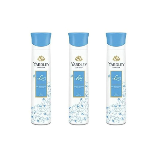 Yardley London Lace Deodorant For Women 150-ML (Pack of 3)
