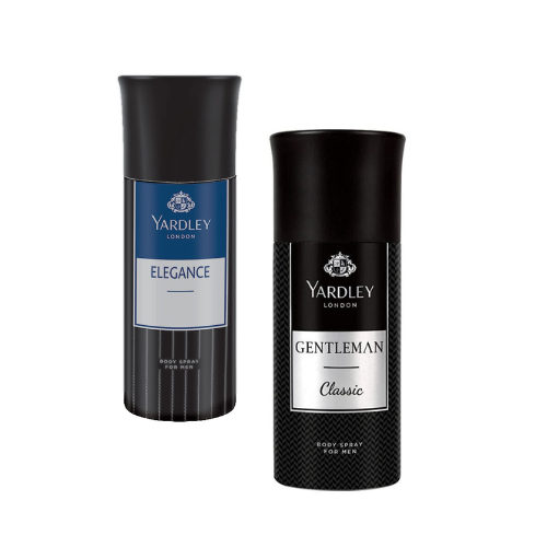 Yardley London Deodorant for Men Gentleman classic and Elegance (150 ml) Combo Pack