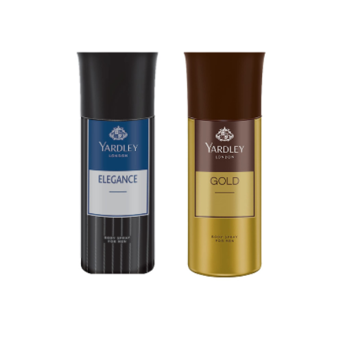 Yardley London Deodorant for Men Elegance and Gold Combo Pack of 2(150 ml)