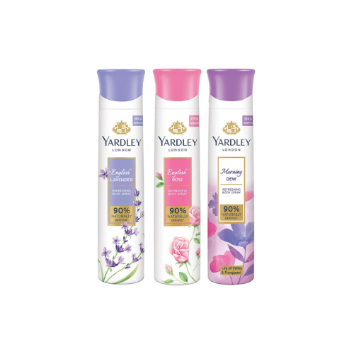 Yardley London English Lavender Deodorant For Women 150-ML (Pack of 3)