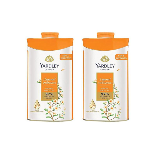 YARDLEY IMPERIAL SANDALWOOD TALC 250GM PA OF 2 (2 x 250 g)