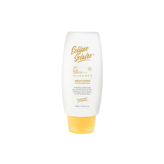 YUDERMA Eclipse Solaire Aqua Fusion Sunscreen SPF50 | 5X Protection with SPF 50 PA+++ | Infused with Himalayan Spring Water | Non-Greasy, For All Skin Types – 60ml - Deals999