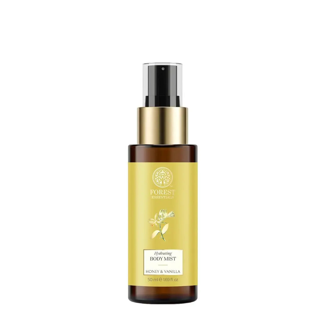 Forest Essentials Travel Size Body Mist Honey & Vanilla 50ml (Body Spray)