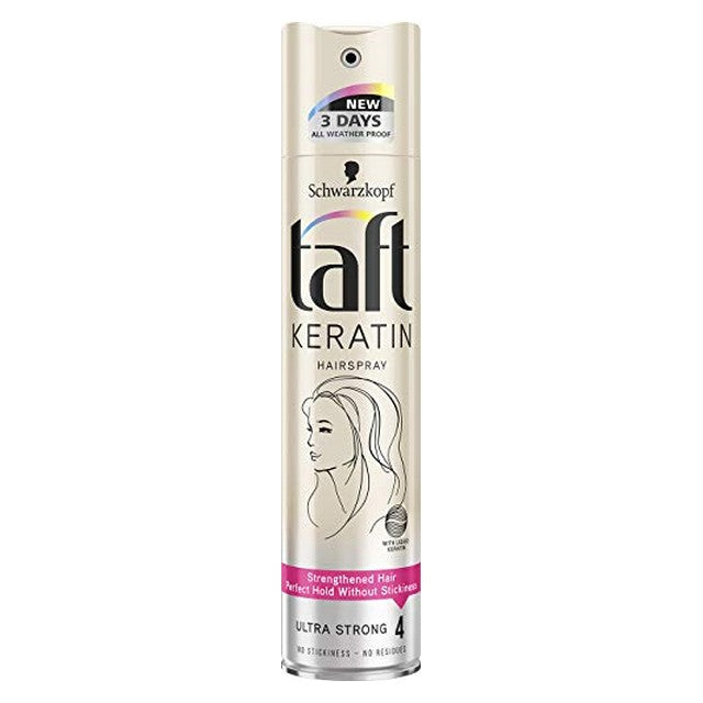 Schwarzkopf Taft Keratin Hair Spray Ultra Strong 4 (250ml)