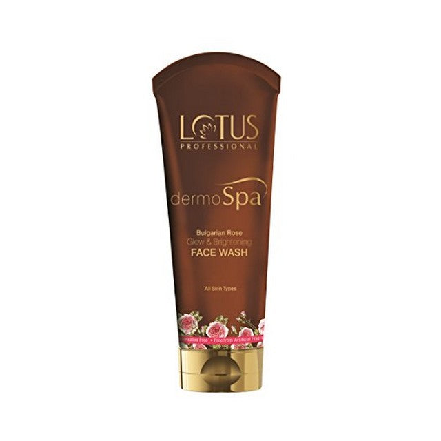 Lotus Professional Dermo Spa Bulgarian Rose Glow and Brightening Enhancing Face wash, 80g