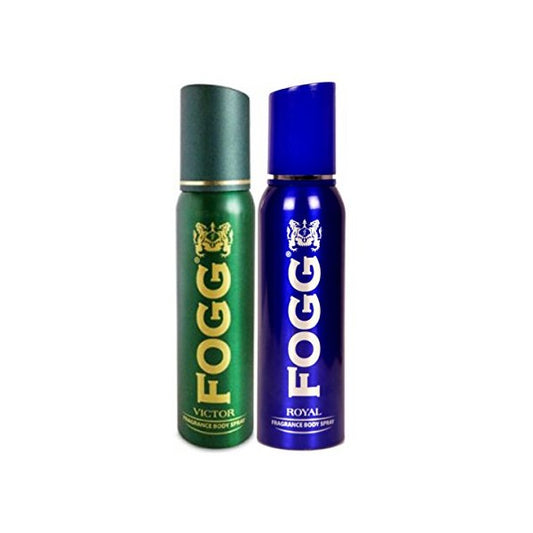 Fogg Victor & Royal Deodorant For Men(Pack of 2)(100gms/120ml each)