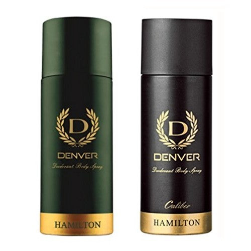 Denver Deodorant Combo Pack 2 For Men (165ml) (Hamilton And Caliber)