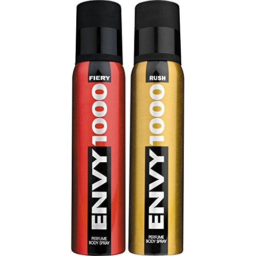 Envy Fiery & Rush Deo Combo 120 ml (Pack of 2)