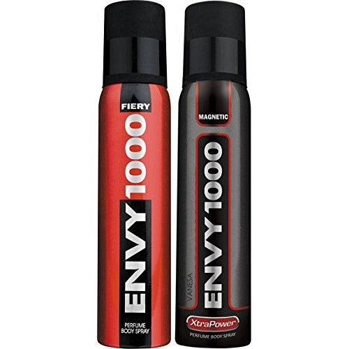 Envy Fiery & Magnetic Deo Combo 120 ml (Pack of 2)